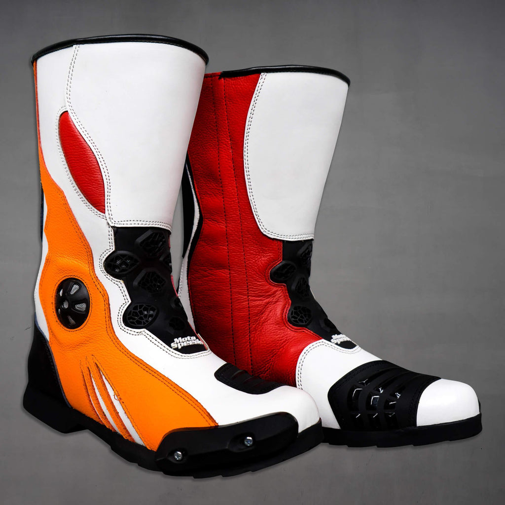 Honda Repsol Leather Motorcycle Boots