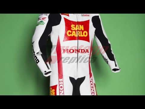 Riding Leathers Motorcycle Marco Simoncelli Honda 2011