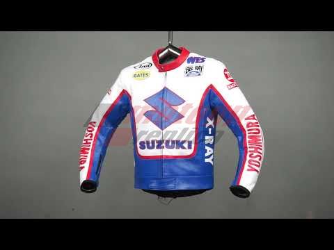 Suzuki Leather Riding Jacket Wes Cooley