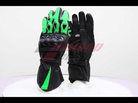 Kawasaki Green Motorcycle Gloves