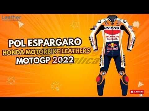 repsol honda leathers 2 piece