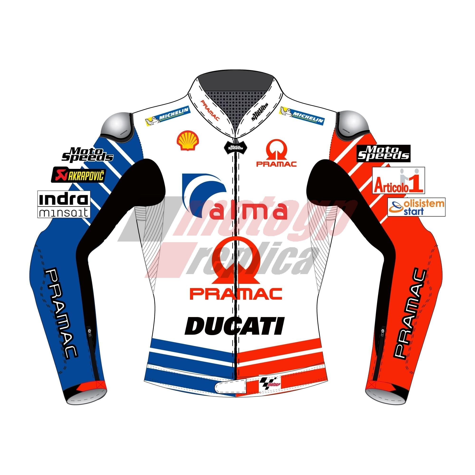 Jack Miller Ducati MotoGP 2019 Racing Jacket
