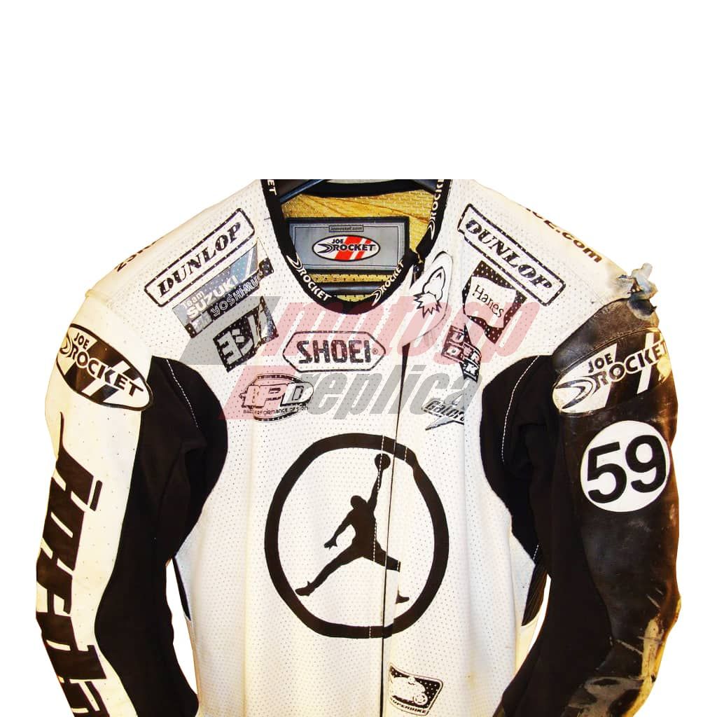 Black & White Leather Suit