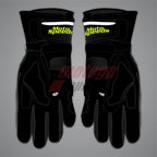 Leather racing gloves