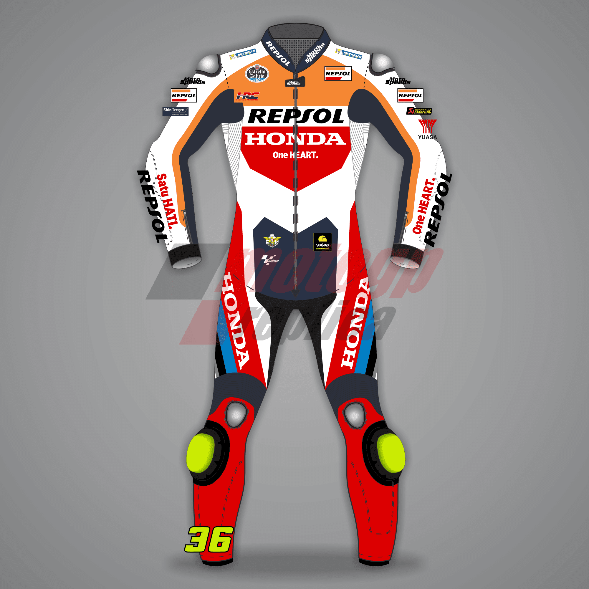 Joan Mir Repsol Honda Racing Leathers MotoGP 2024