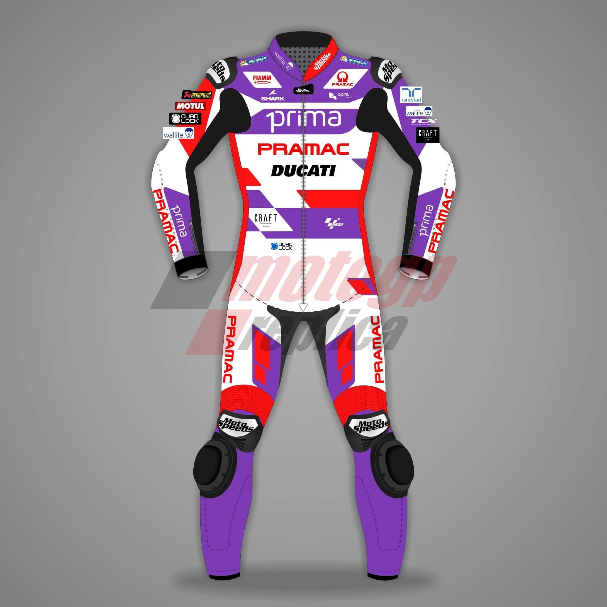 Johan Zarco Ducati Pramac Racing Leathers MotoGP 2023