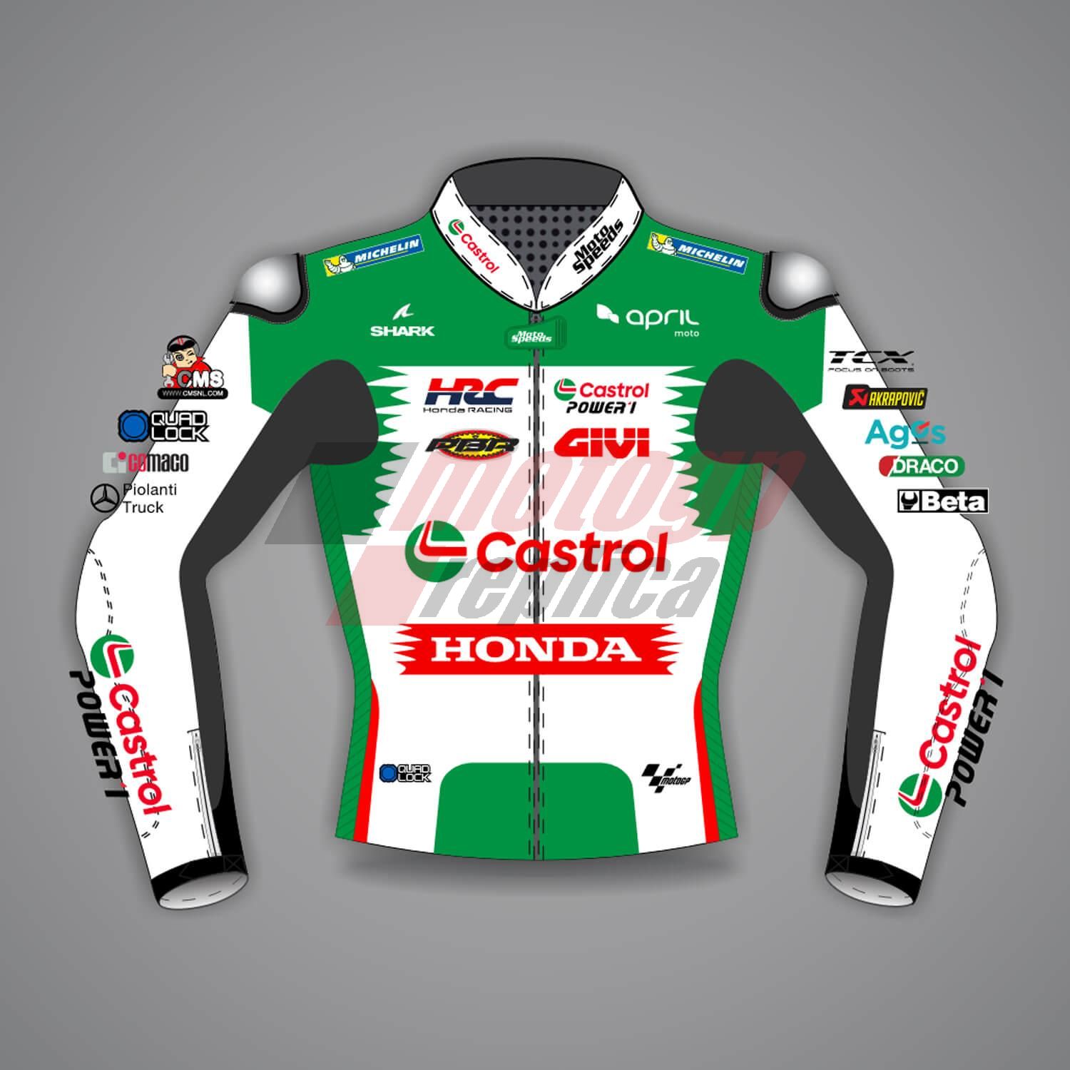 Johann Zarco Castrol Honda Jacket MotoGP 2024