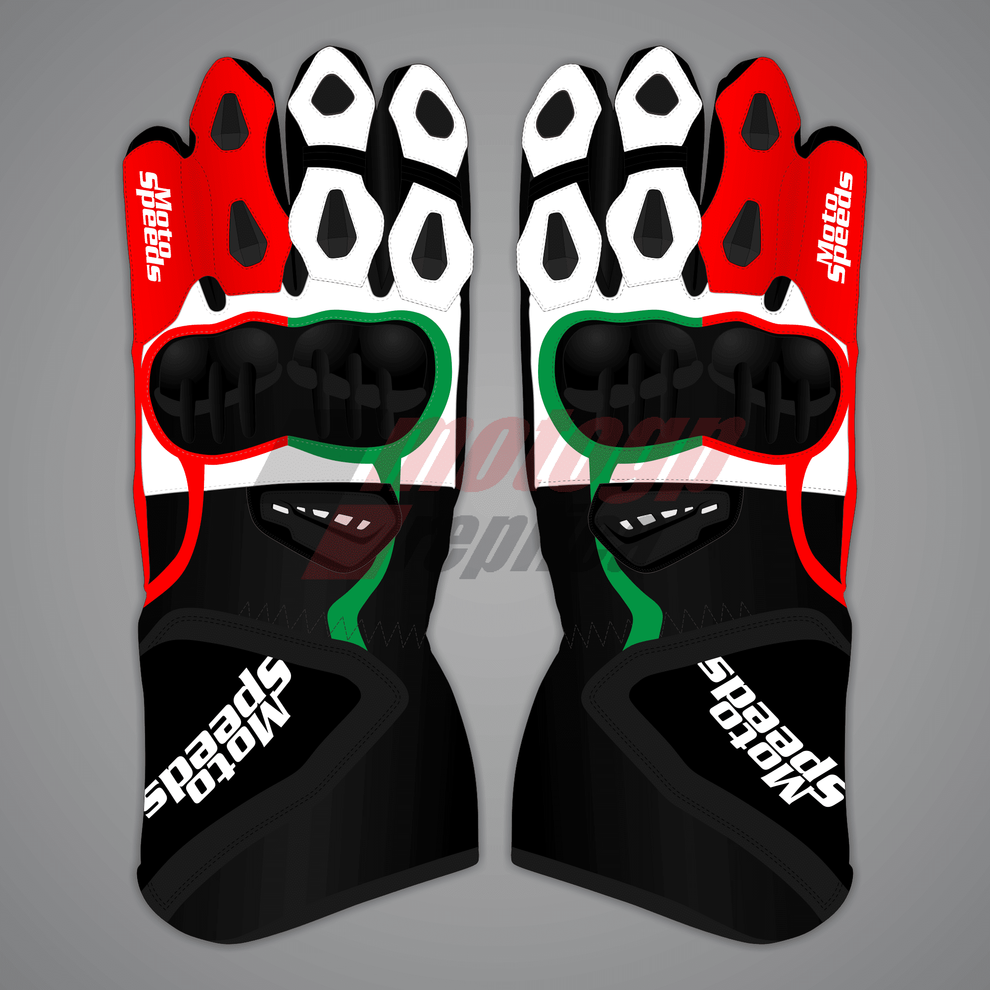 Johann Zarco Motorcycle Racing Gloves MotoGP 2024-2025