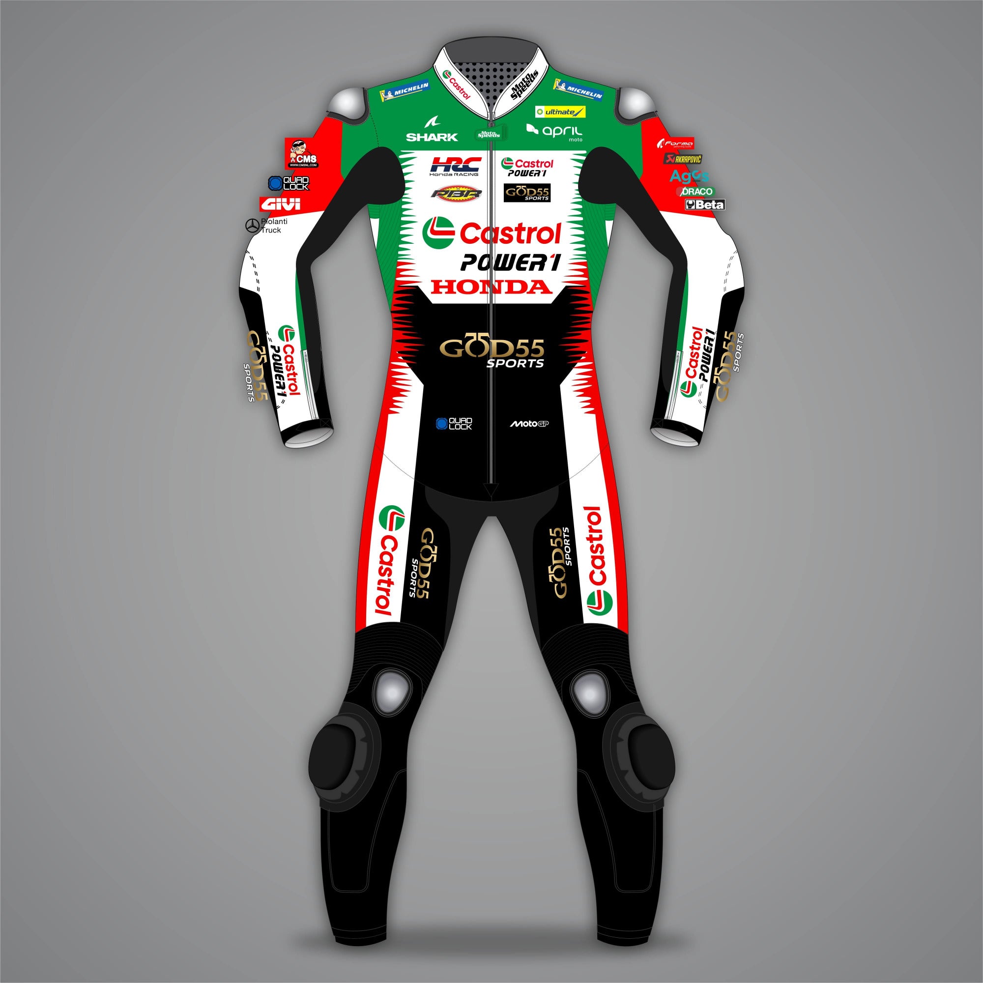 Johann Zarco Suit Castrol Honda LCR MotoGP 2026