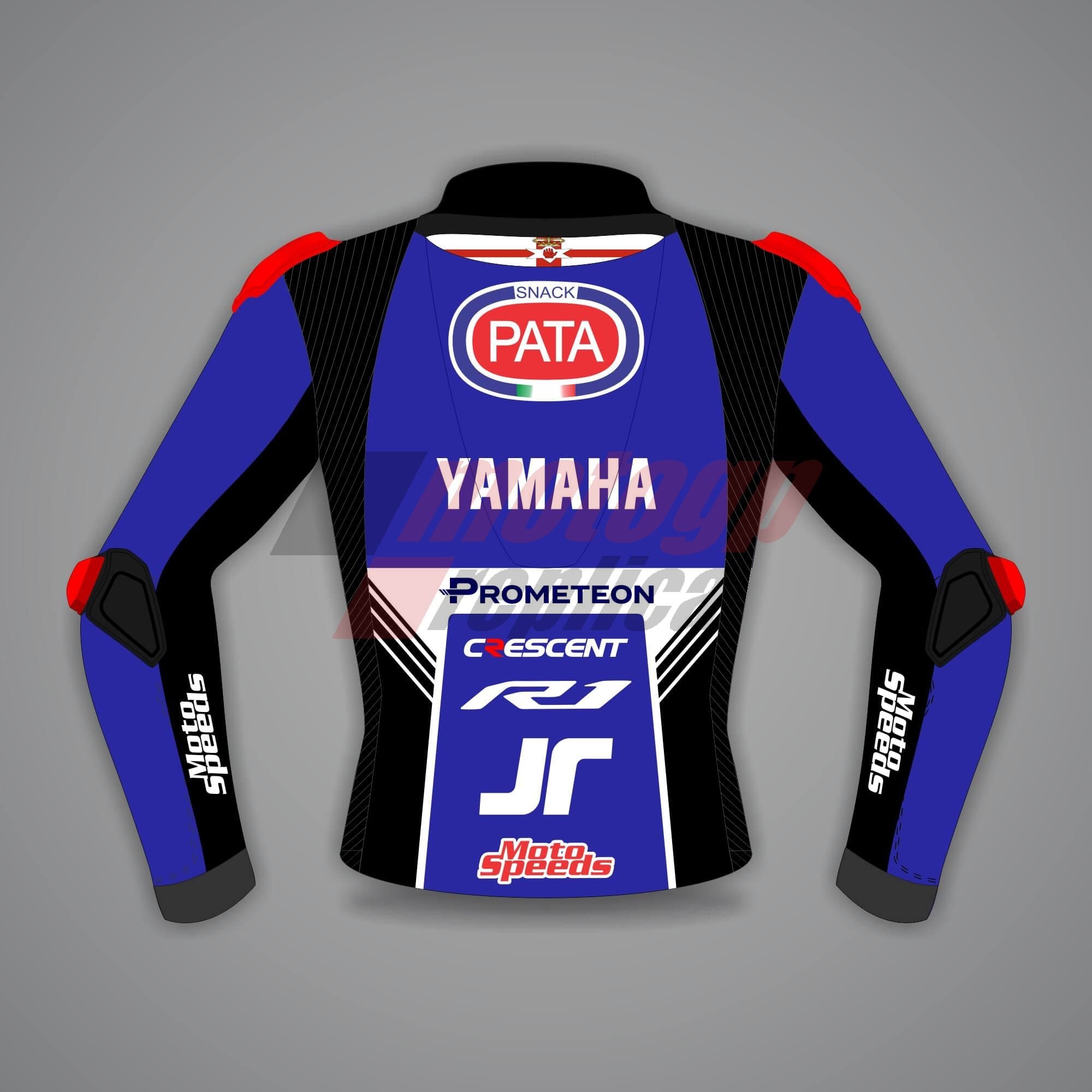 Black and Blue Motorcycle Jacket