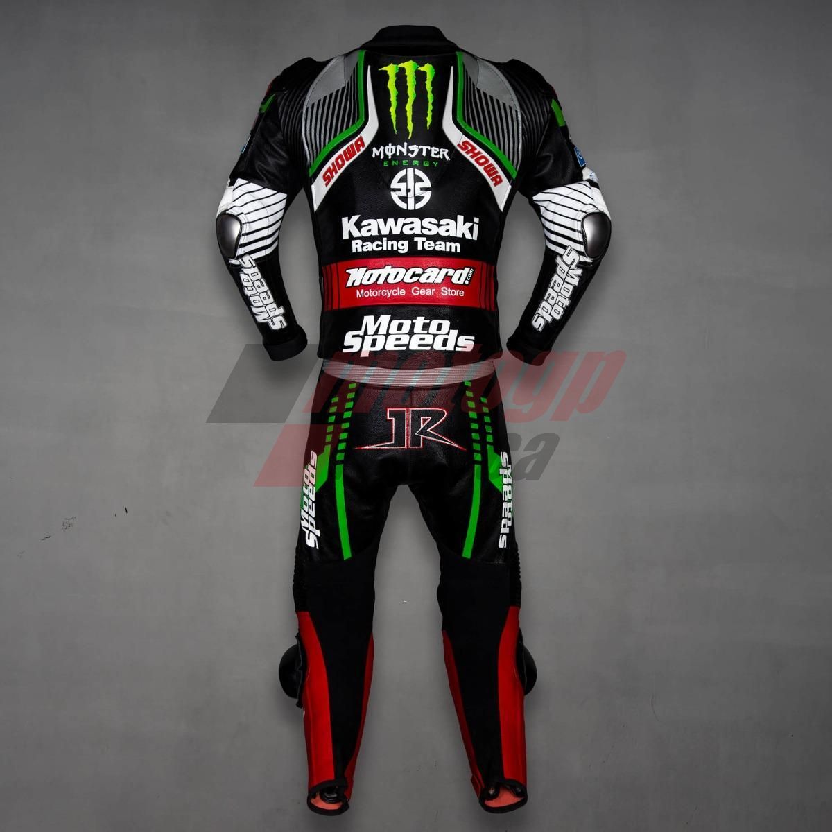 Black Kawasaki Leathers