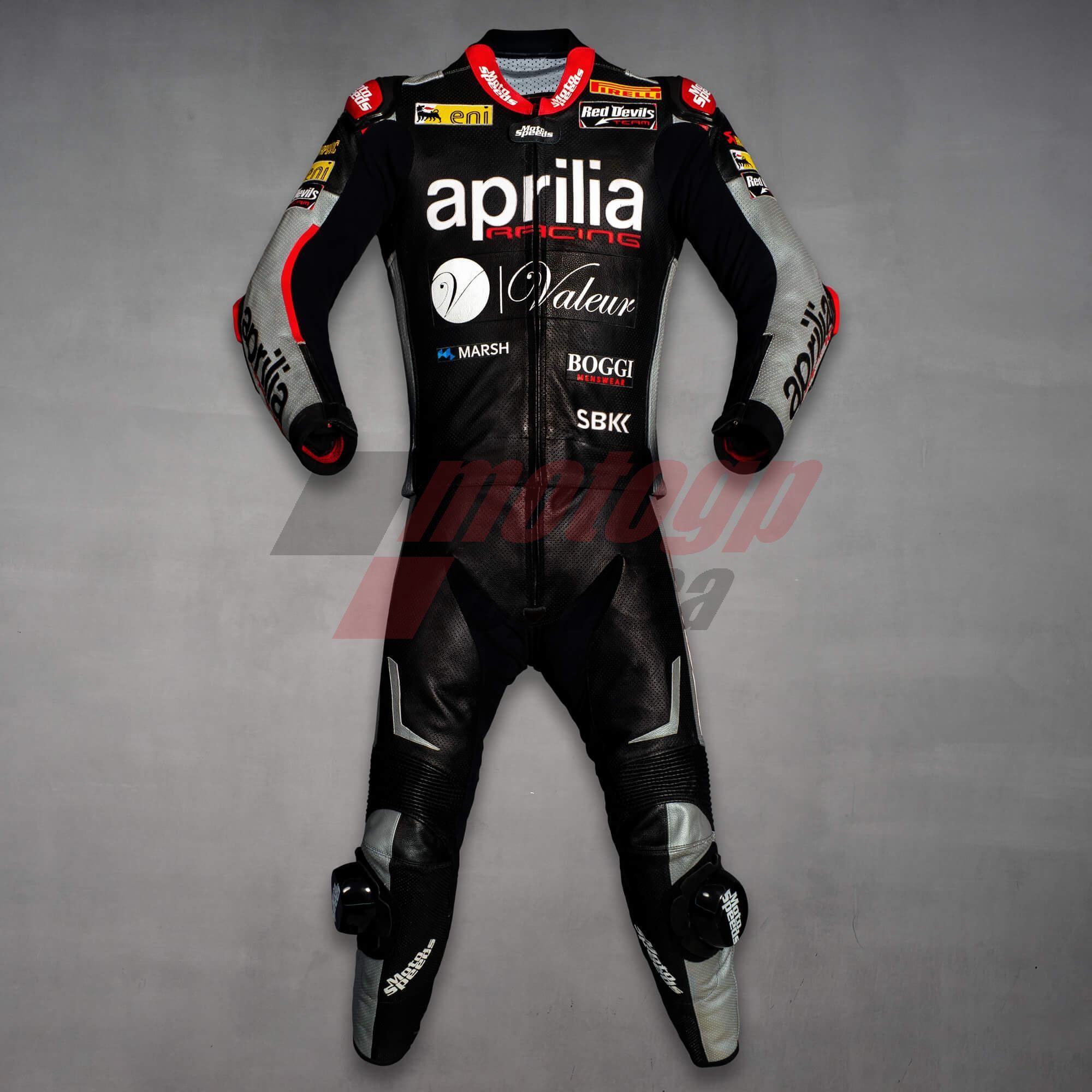 Jordi Torres Aprilia 2015 WSBK Leather Suit