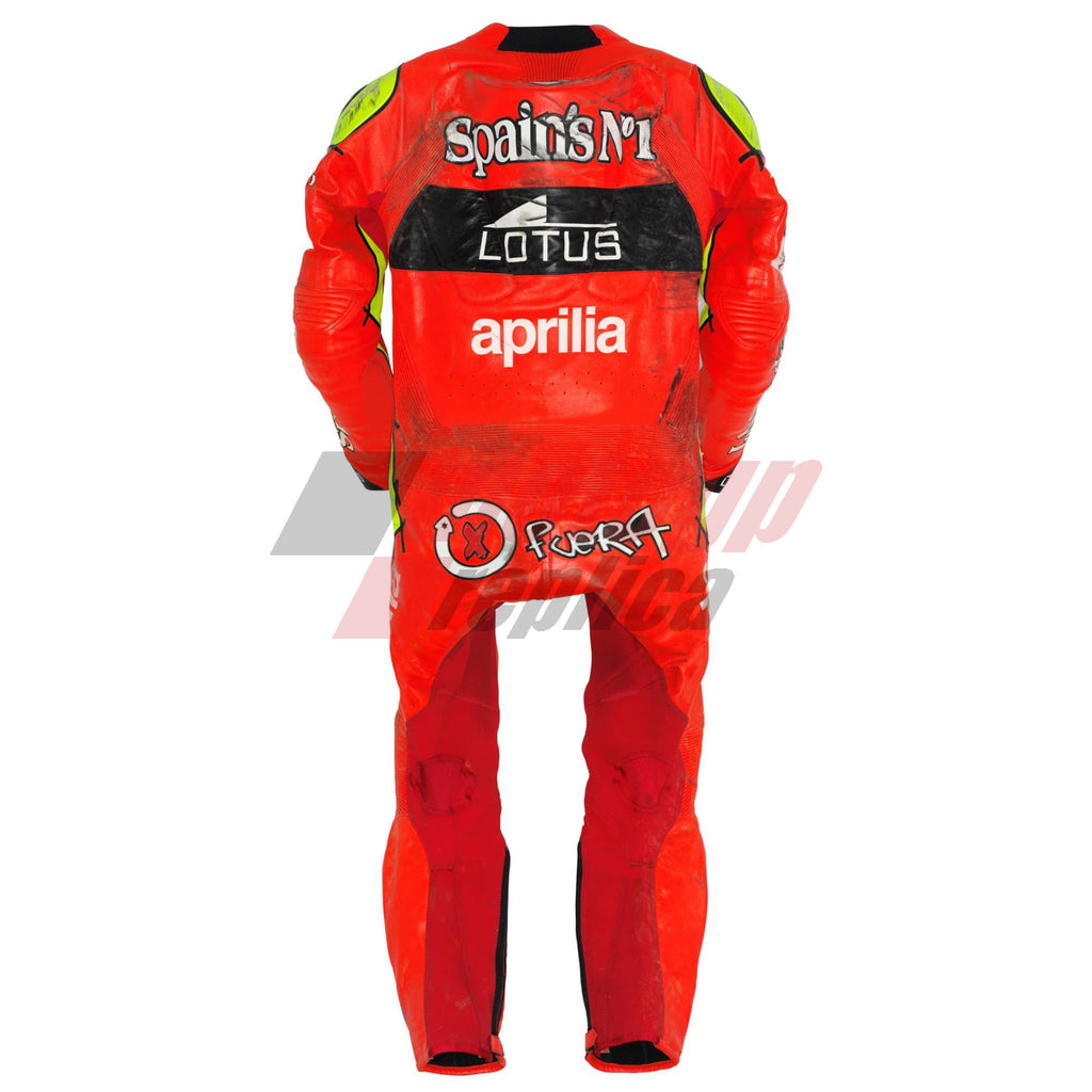mens red leather suit