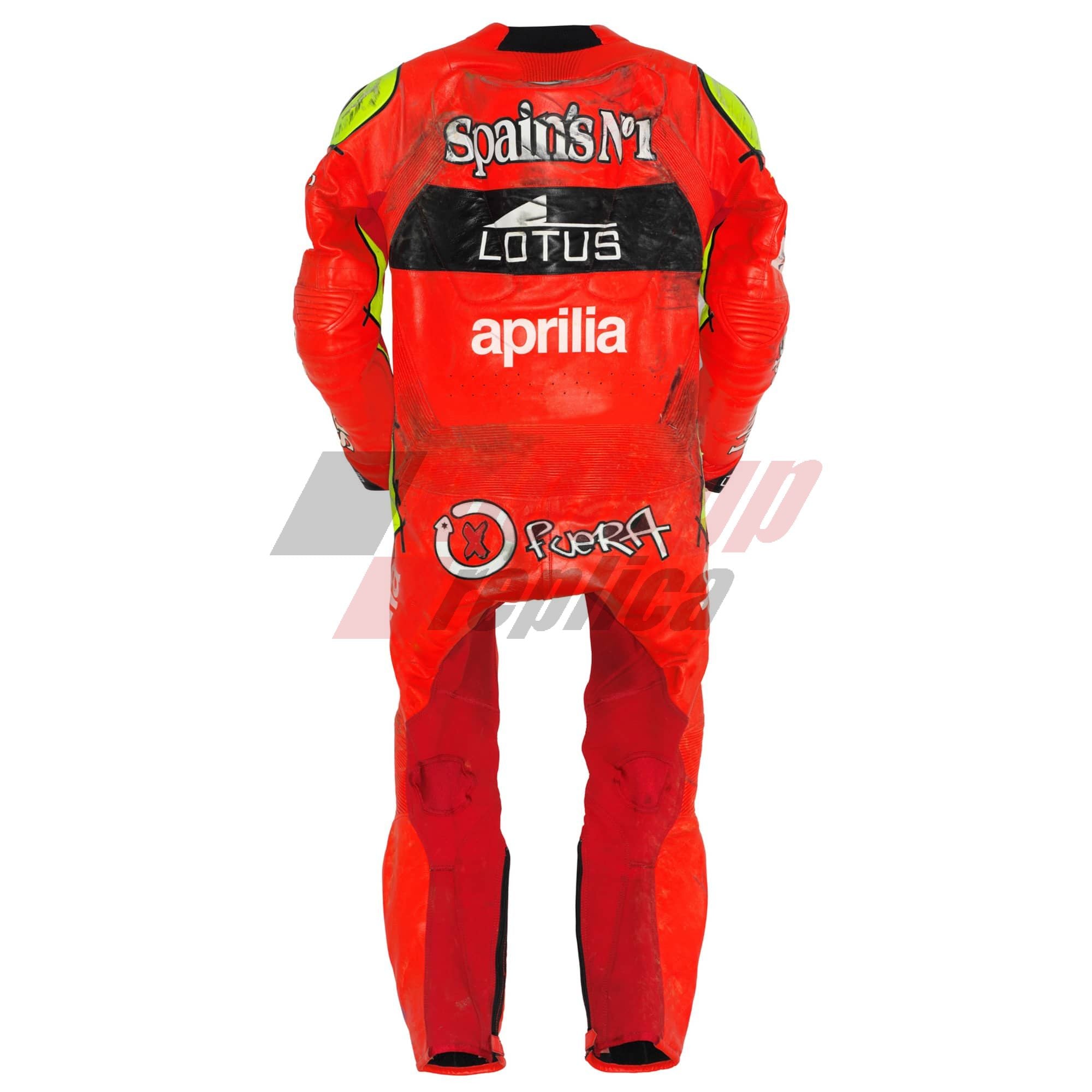 mens red leather suit