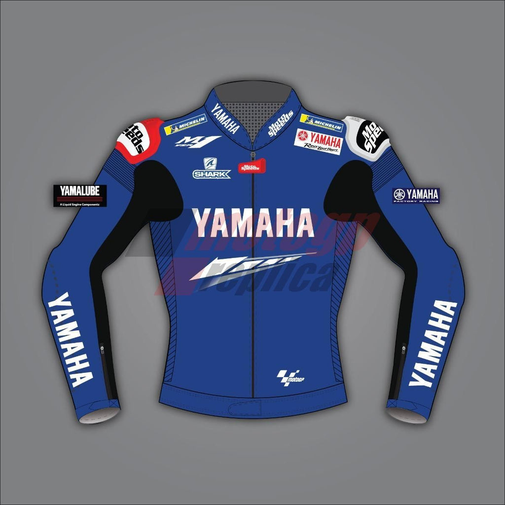 Jorge Lorenzo Yamaha Leather Motorcycle Jacket MotoGP 2020