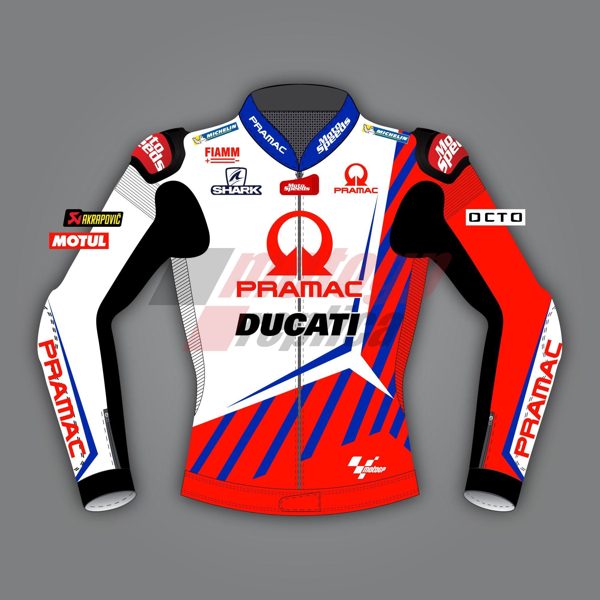 Jorge Martin Ducati Motorcycle Riding Jacket MotoGP 2021