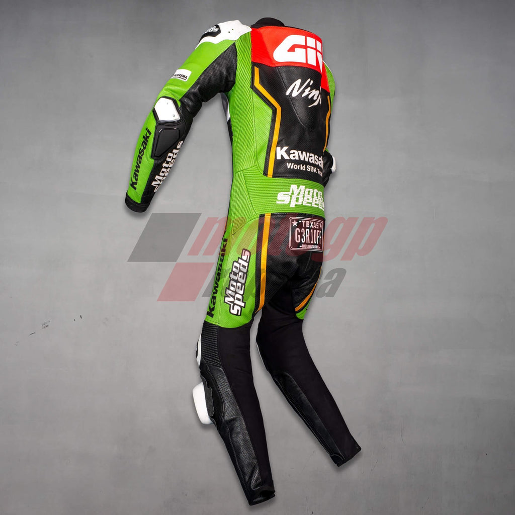 Kawasaki Leather Race Suit Garrett Gerloff SBK 2025