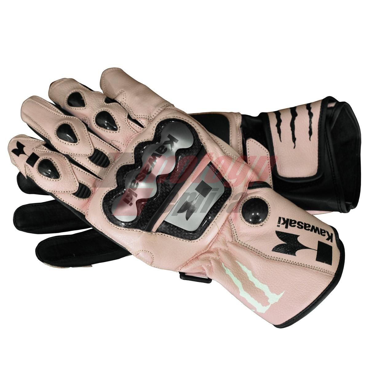 Kawasaki Monster Leather Gloves