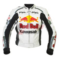 Kawasaki Ninja Red Bull Motorcycle Leather Jacket