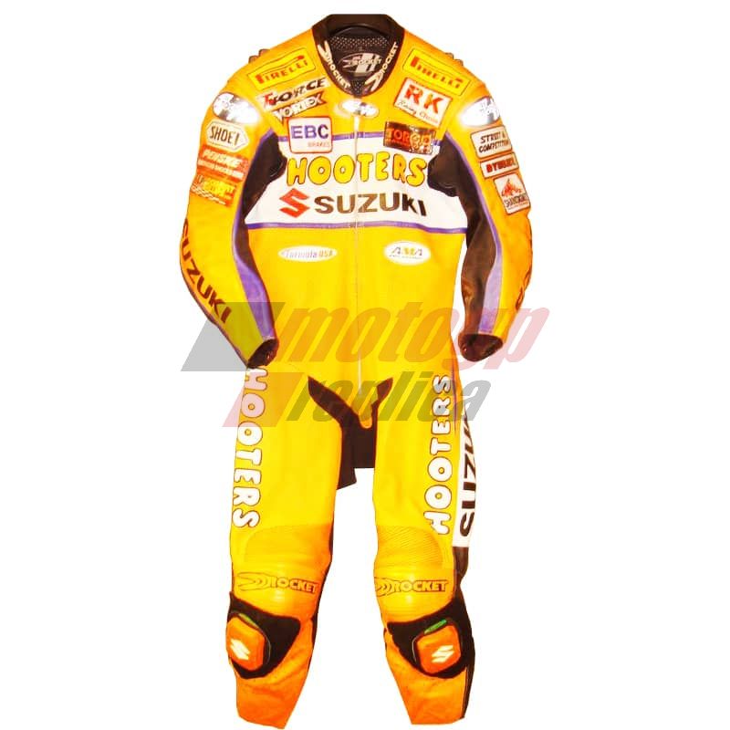 Larry Pegram Suzuki AMA Motorcycle Leathers