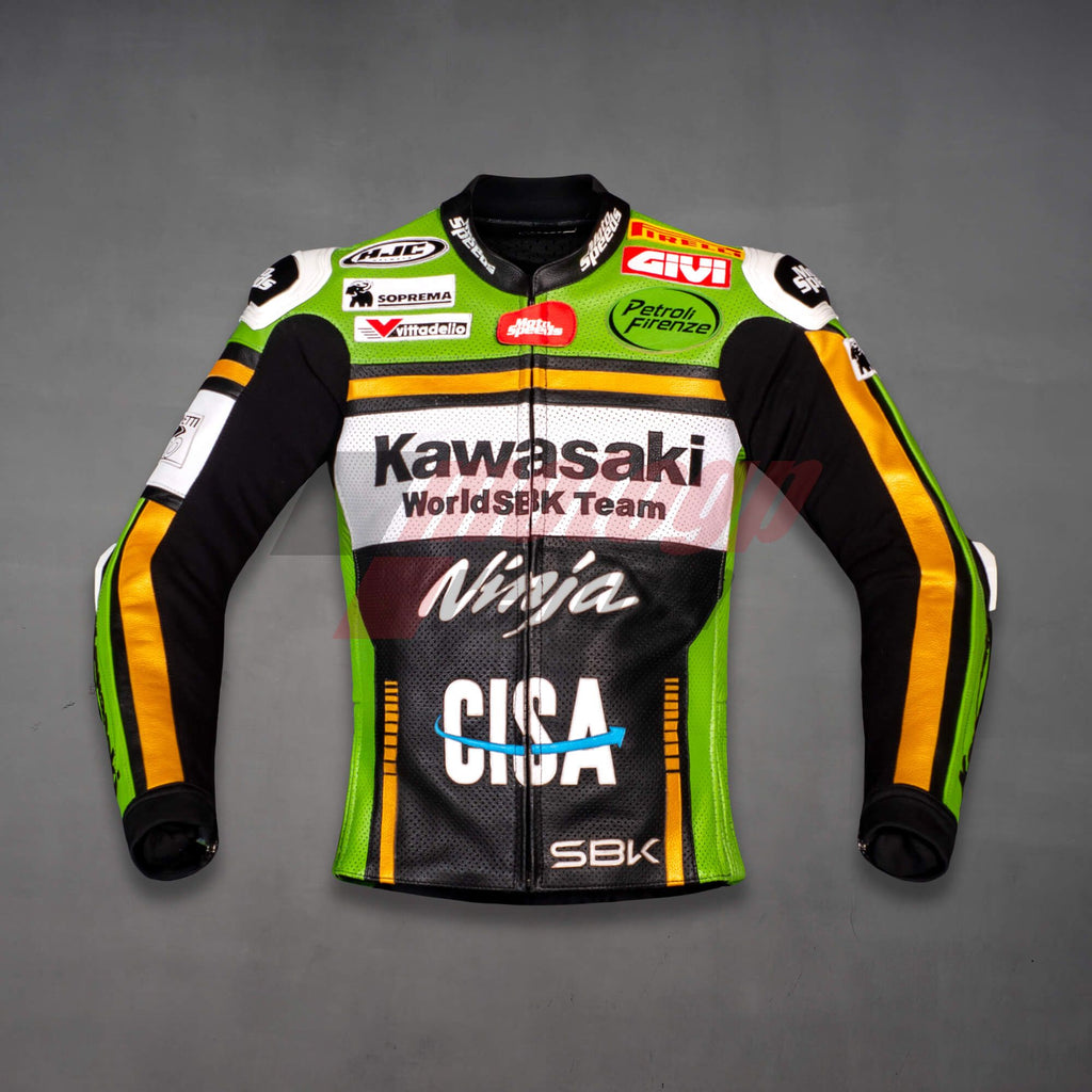 Leather Kawasaki Jacket Garrett Gerloff SBK 2025