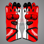Fabio Quartararo Leather Racing Gloves British GP 2024