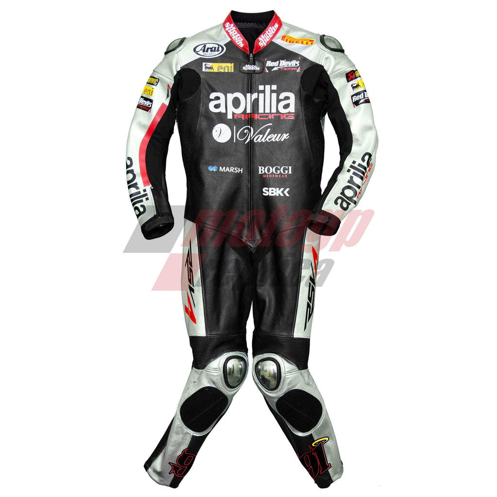 Leon Haslam Aprilia 2015 WSBK Racing Leathers