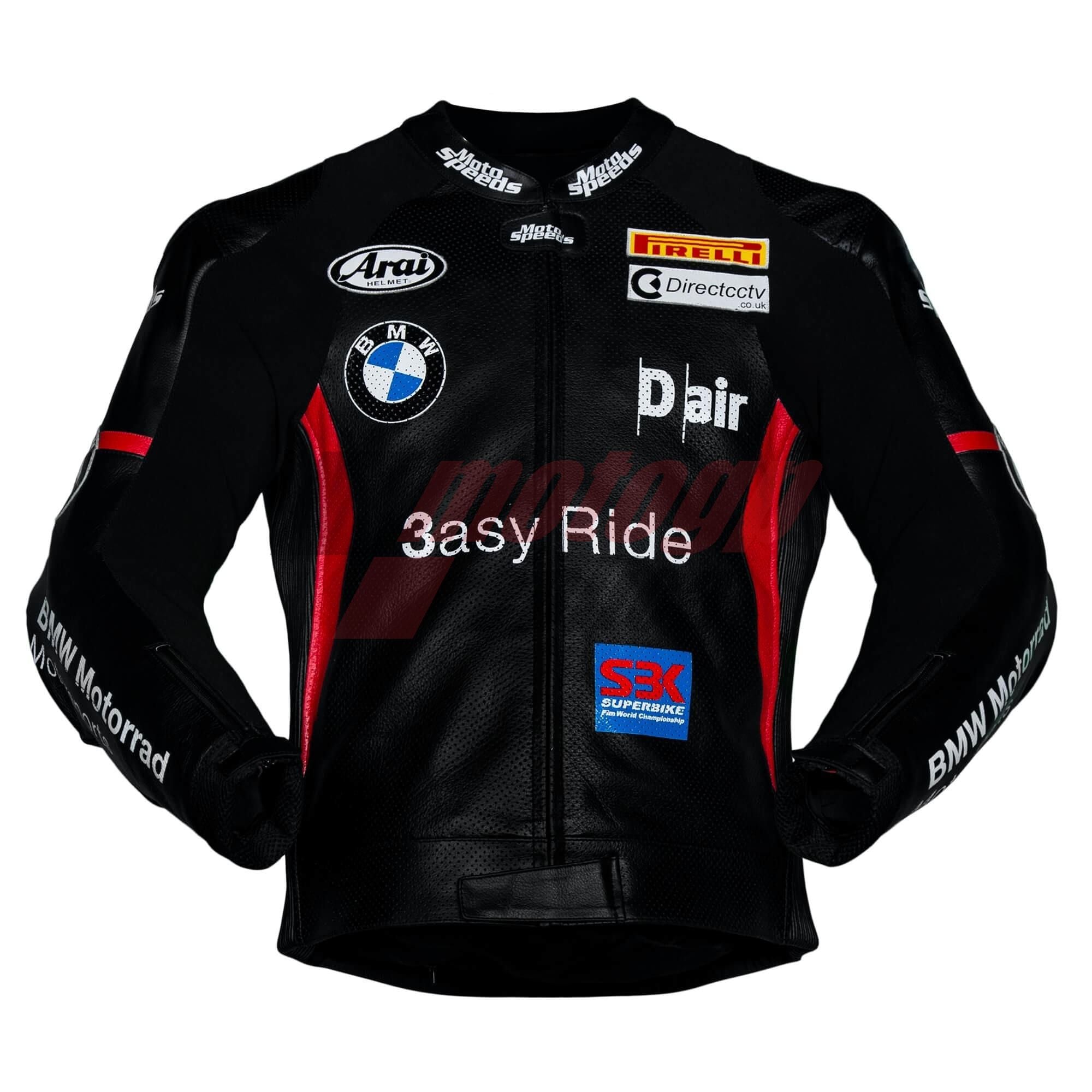 Leon Haslam BMW Motorcycle Jacket Black