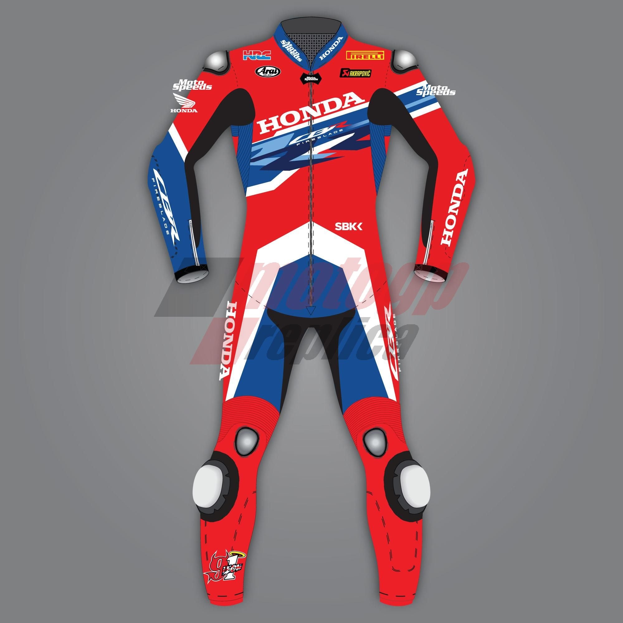Leon Haslam Honda CBR Leathers WSBK 2020