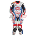 Leon Haslam Honda Leather Motorbike Suit WSBK 2014