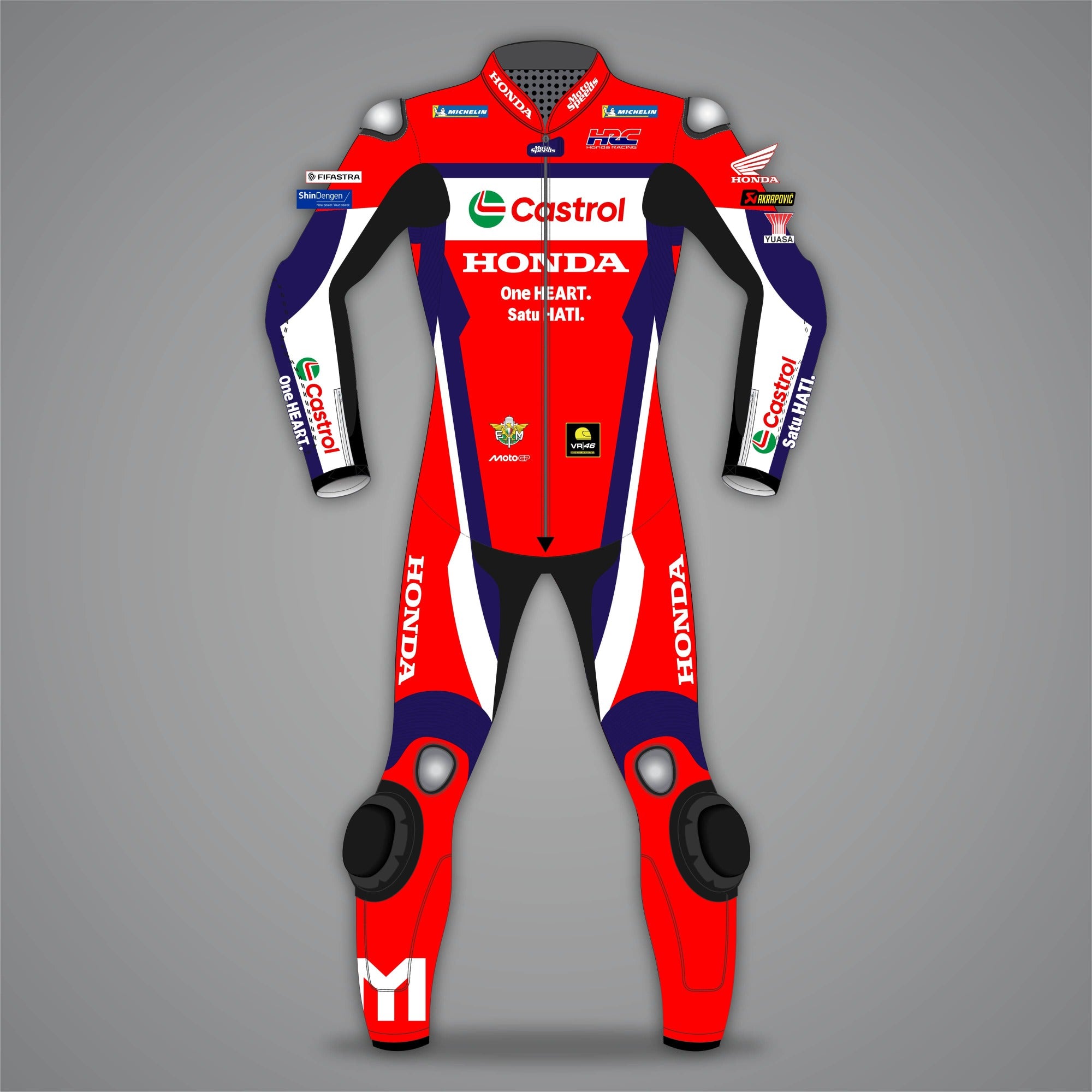 Luca Marini Suit Honda HRC Castrol MotoGP 2026