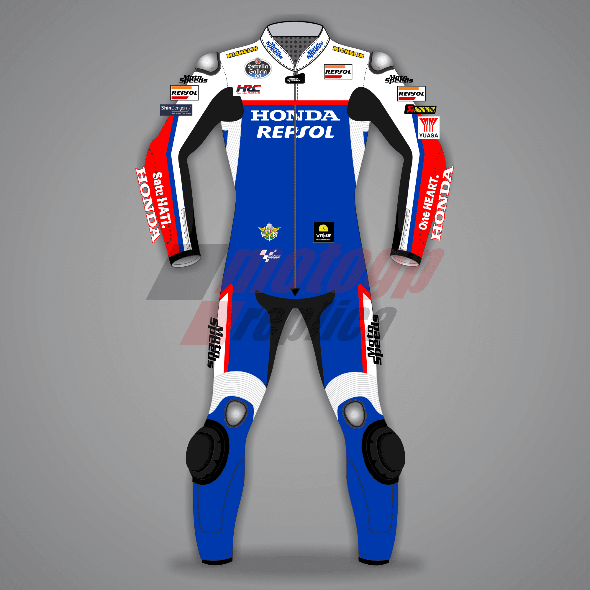 Luca Marini Honda Repsol Suit British GP 2024