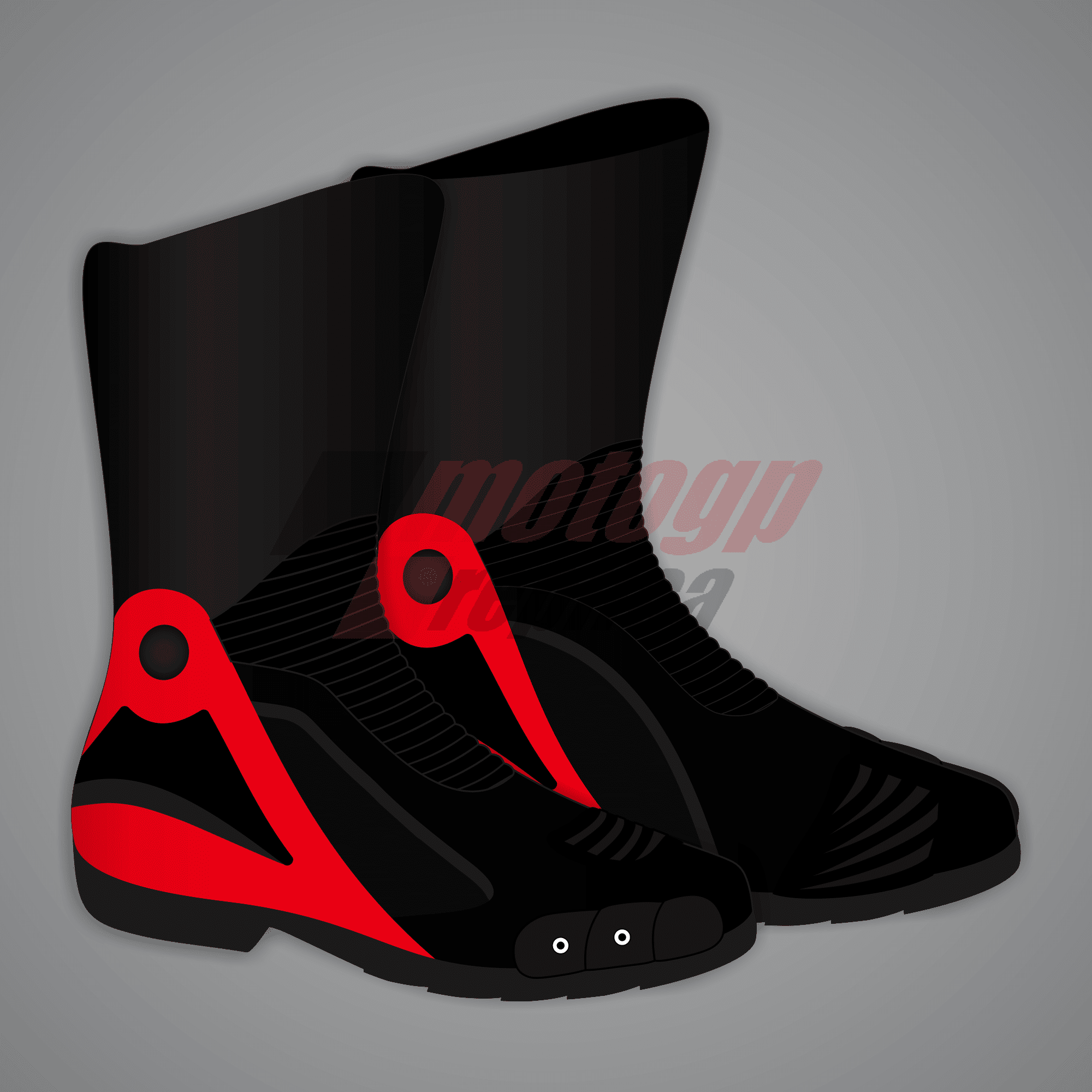 Marco Bezzecchi Motorbike Racing Shoes MotoGP 2024