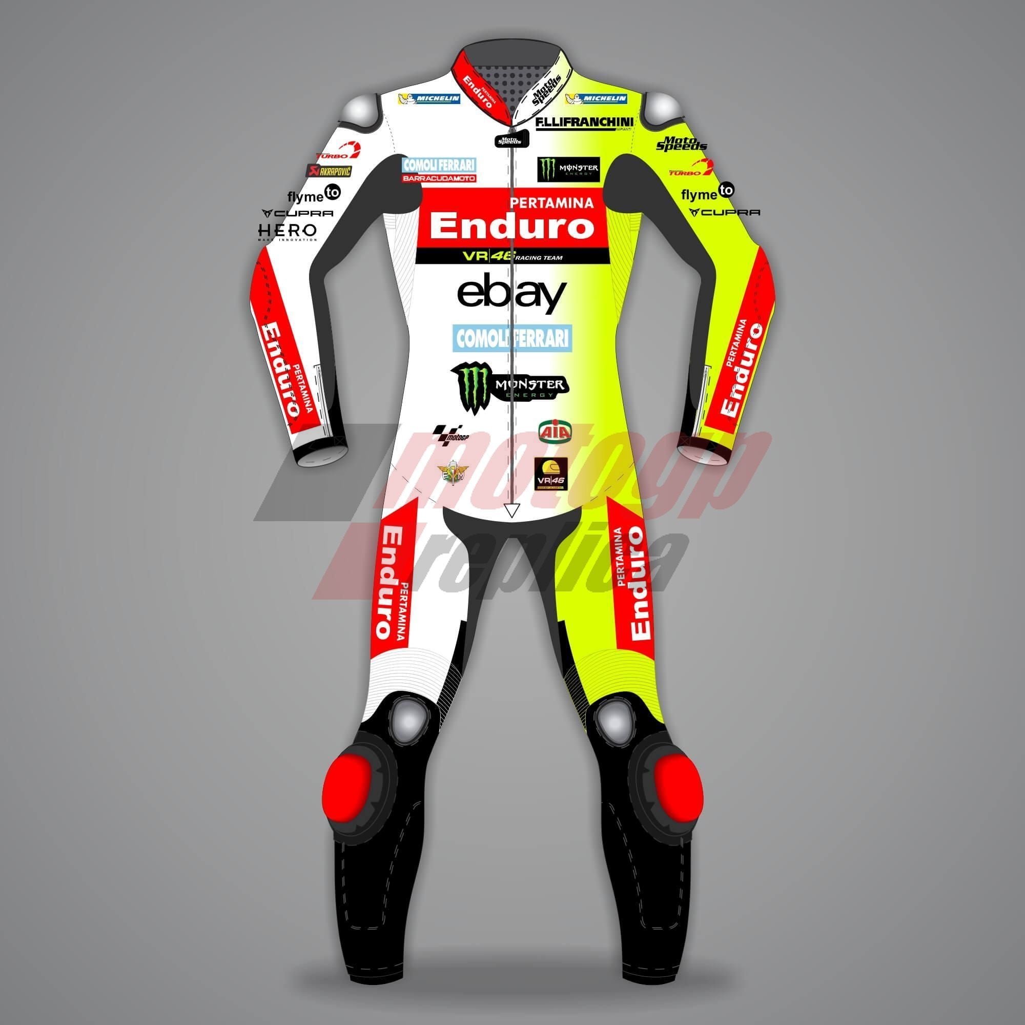 Marco Bezzechi Ducati VR46 Team Suit MotoGP 2024