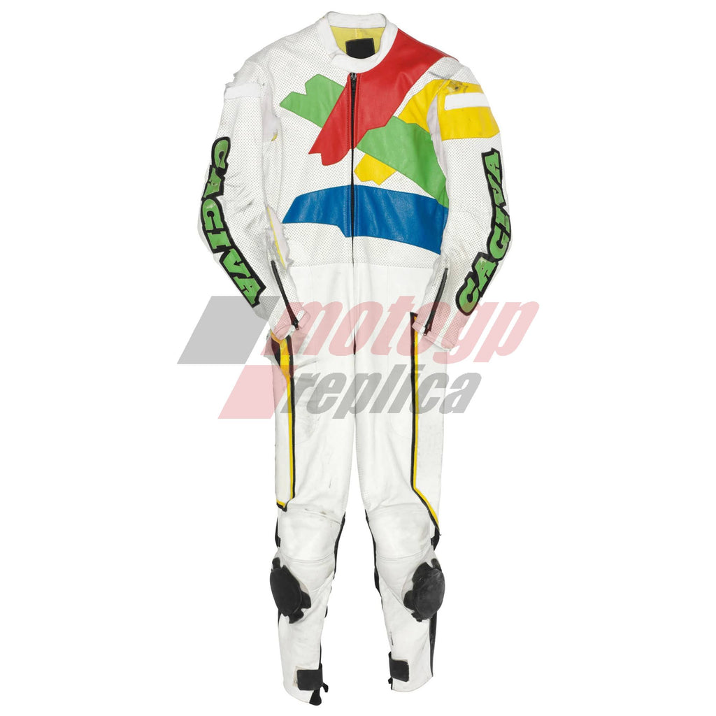 Marco Luckinelli Motorbike Racing Suits GP 1985