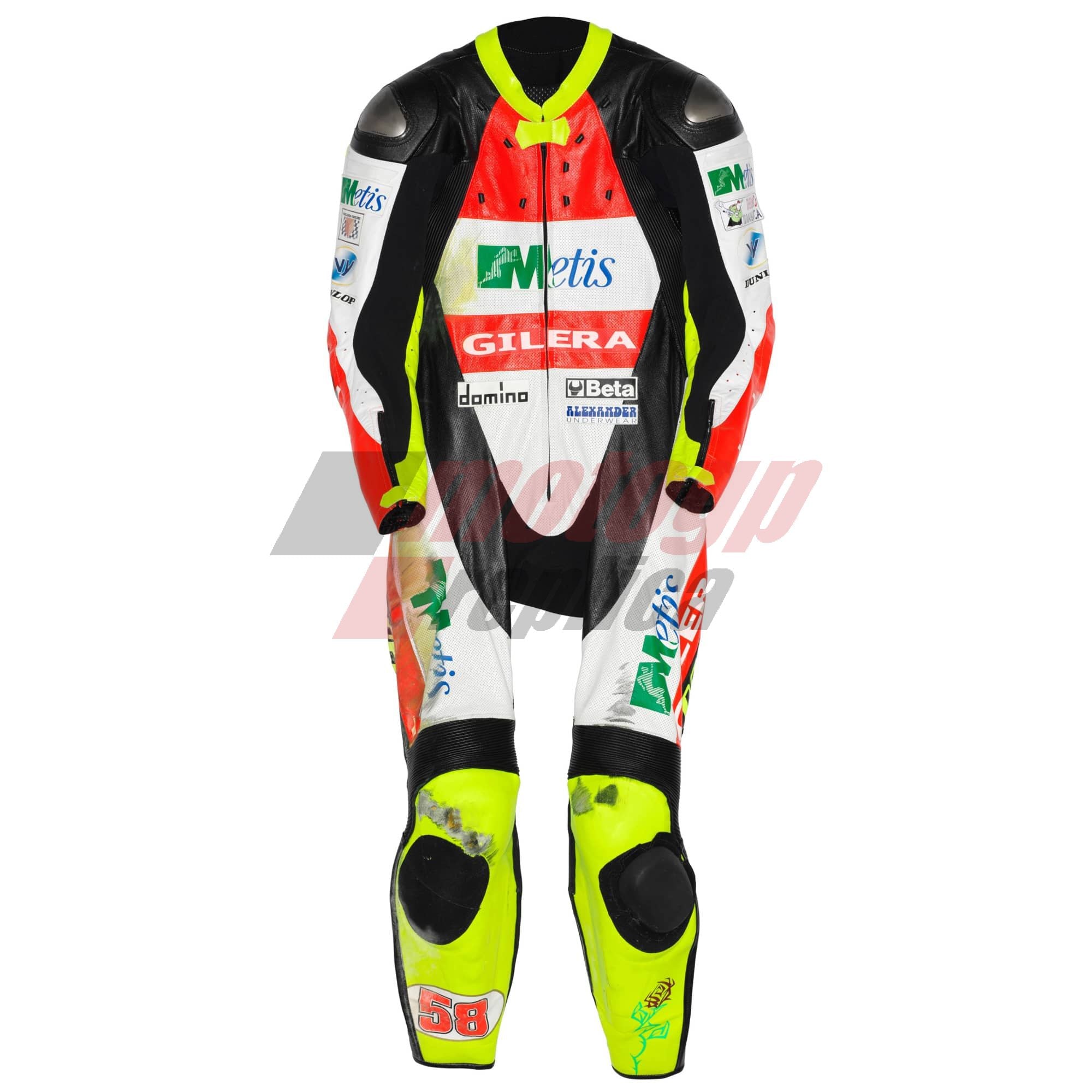 Marco Simoncelli Gilera GP 2007 Leather Suit