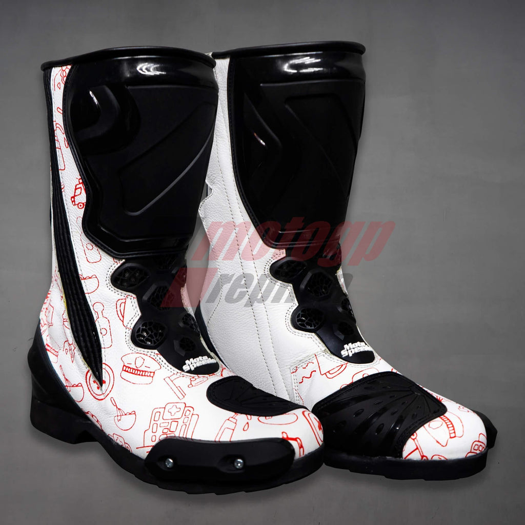 Marquez COVID 19 Racer Boots Motorcycle MotoGP 2020
