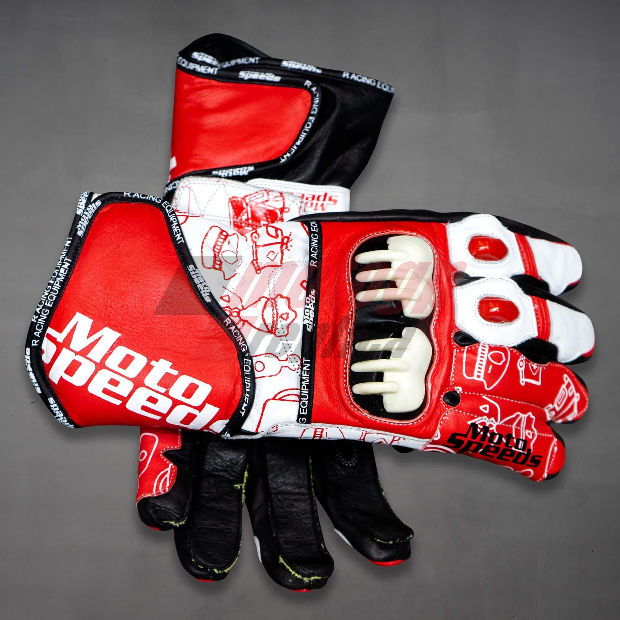 Marquez COVID 19 Racer Gloves Motorcycle MotoGP 2020