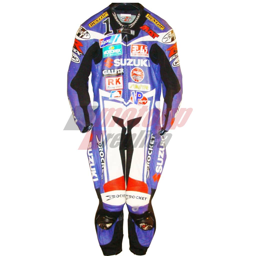Mat Mladin Suzuki AMA 2005 Leather Suit