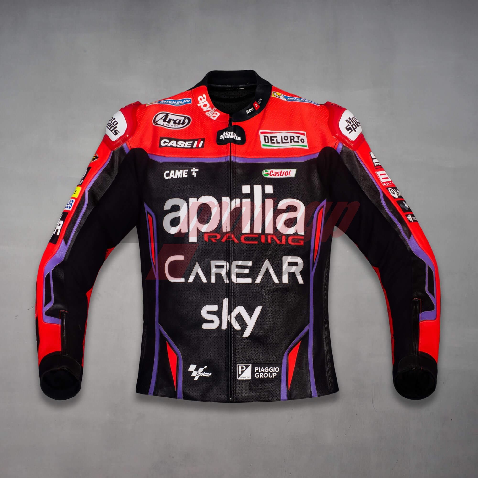 Maverick Vinales Aprilia Road Motorcycle Jacket MotoGP 2023