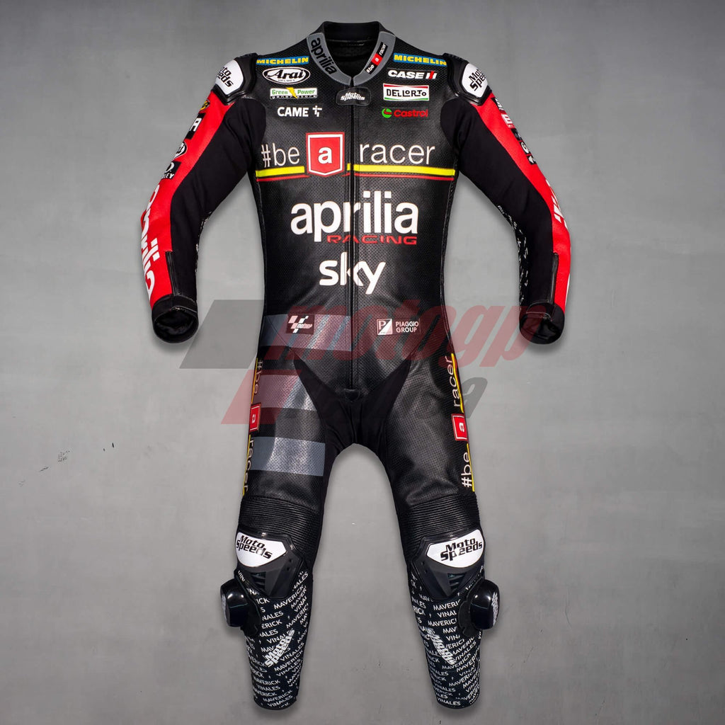 Maverick Vinales Aprilia Suit for Motorcycle British GP 2024