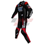 Black Motorcycle Leathers