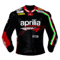 Max Biaggi Aprilia Motorbike Leather Jacket
