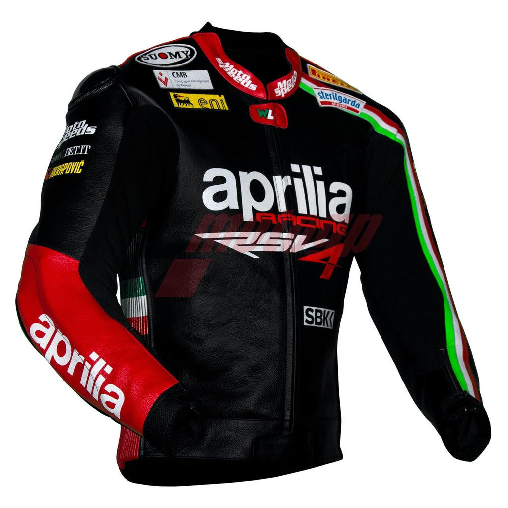 Aprilia Leather Motorcycle Jacket
