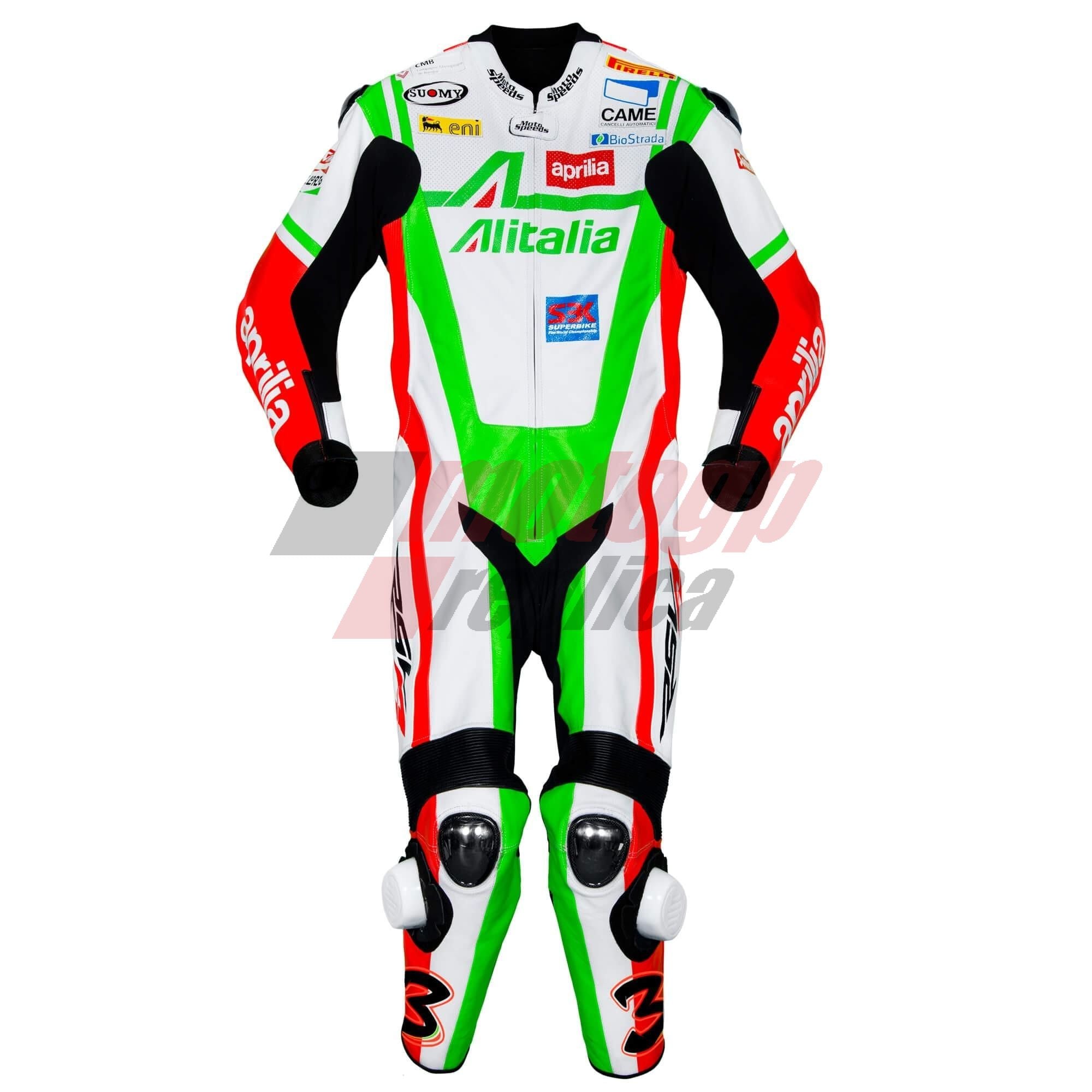Max Biaggi Aprilia WSBK 2010 Leathers