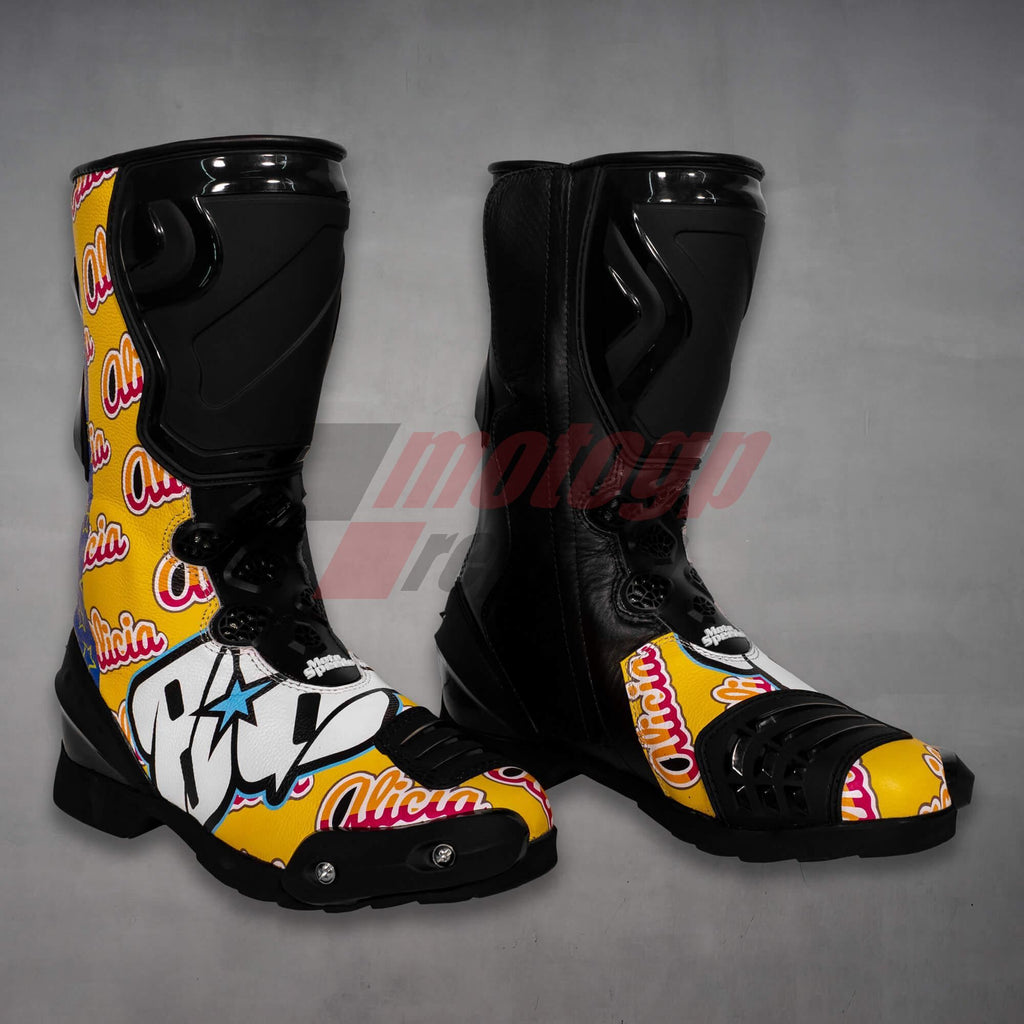 Miguel Oliviera Yellow Motorcycle Boots Winter Test 2022
