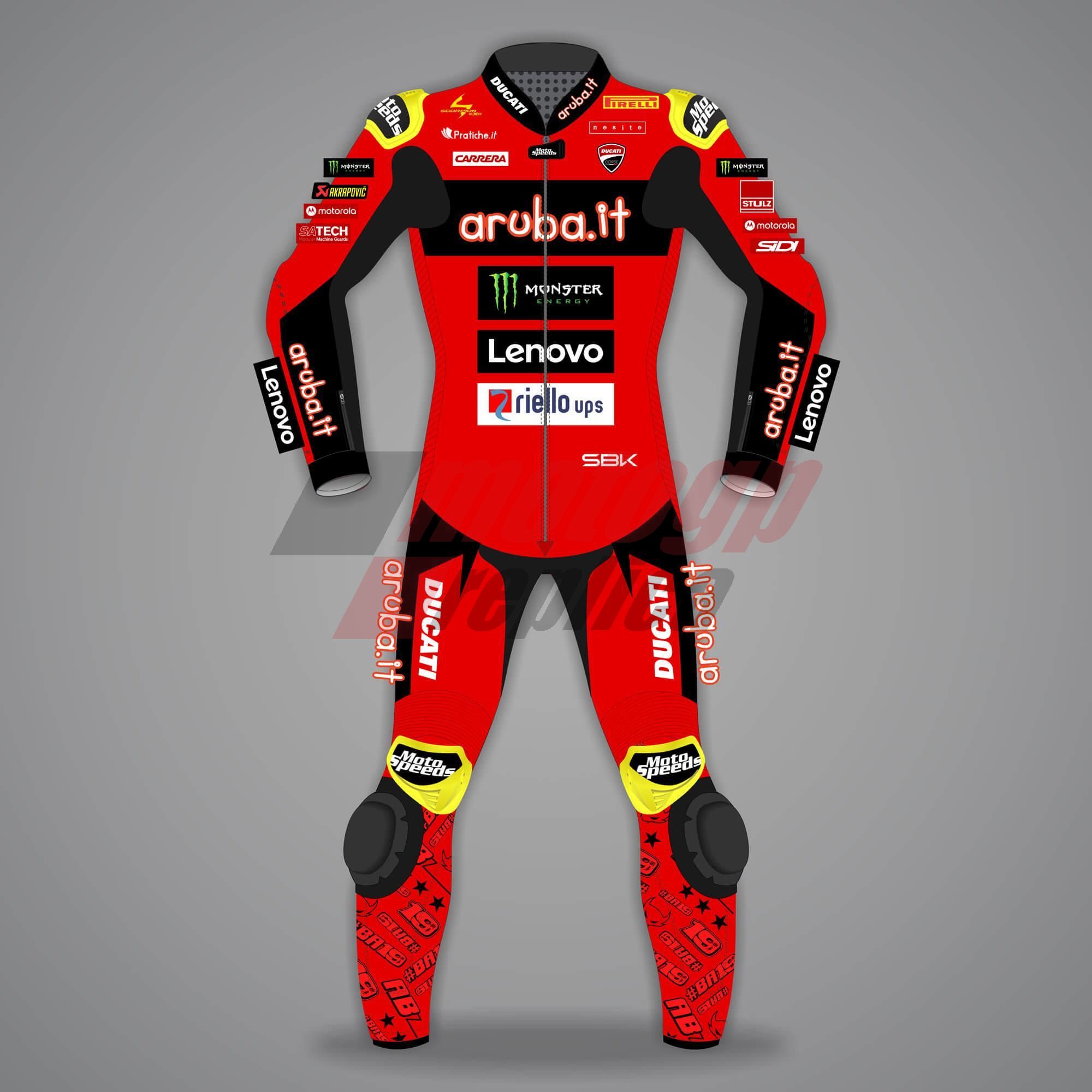 Motorbike Riding Leathers Alvaro Bautista Ducati SBK 2025