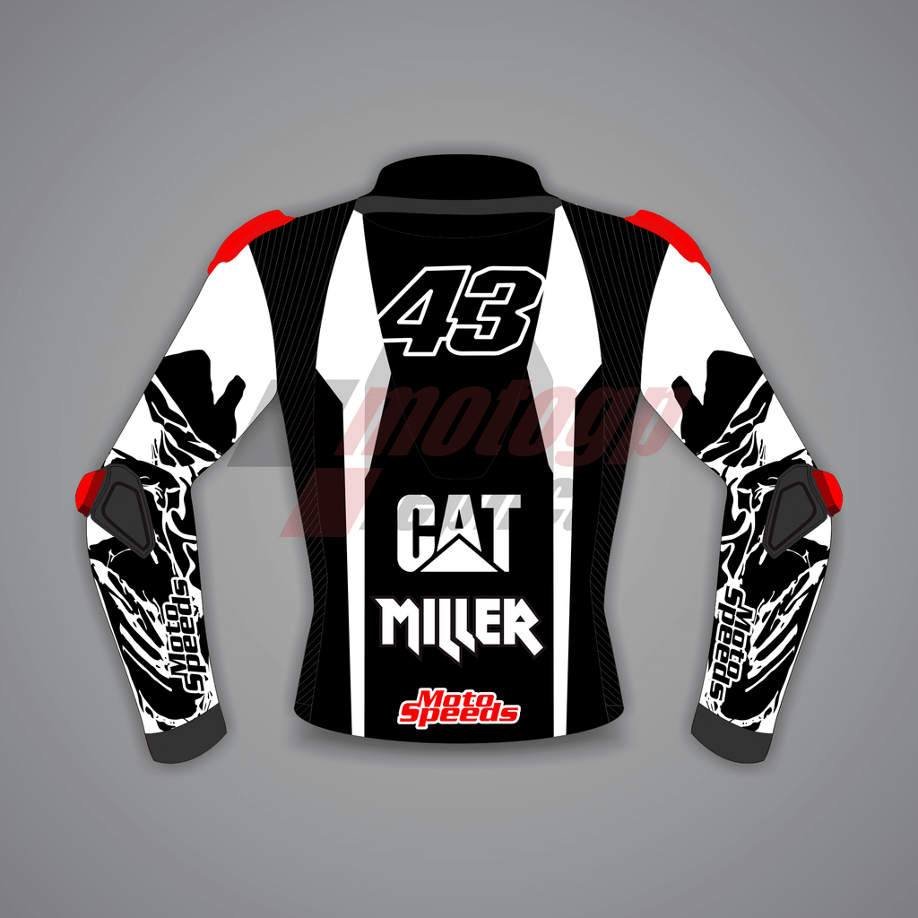 Motorcycle Jacket Black And White