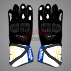 Brad Binder Motorcycle Leather Gloves British GP 2024