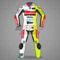 Motorcycle Leathers White Franco Morbidelli MotoGP 2025